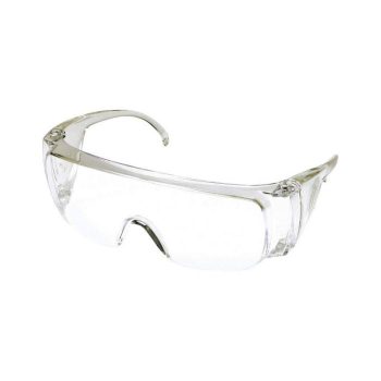 Transparent safety shields or googles
