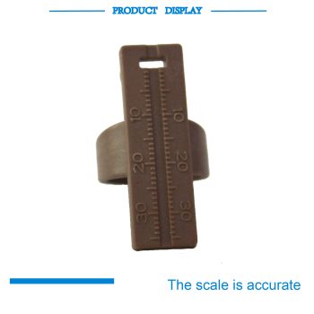 Root canal measuring ruler