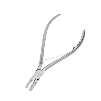 Crown and band crimping pliers with Spring