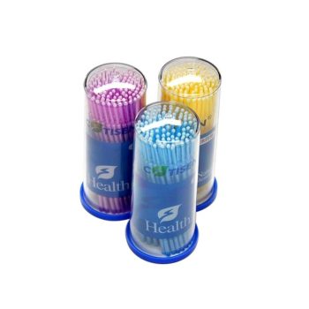 minitips desechables para aplicación del adhesivo.